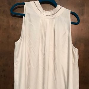 Ann Taylor white dress tank